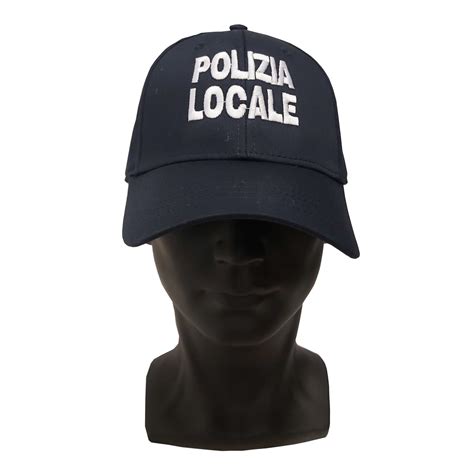 cappellino polizia locale